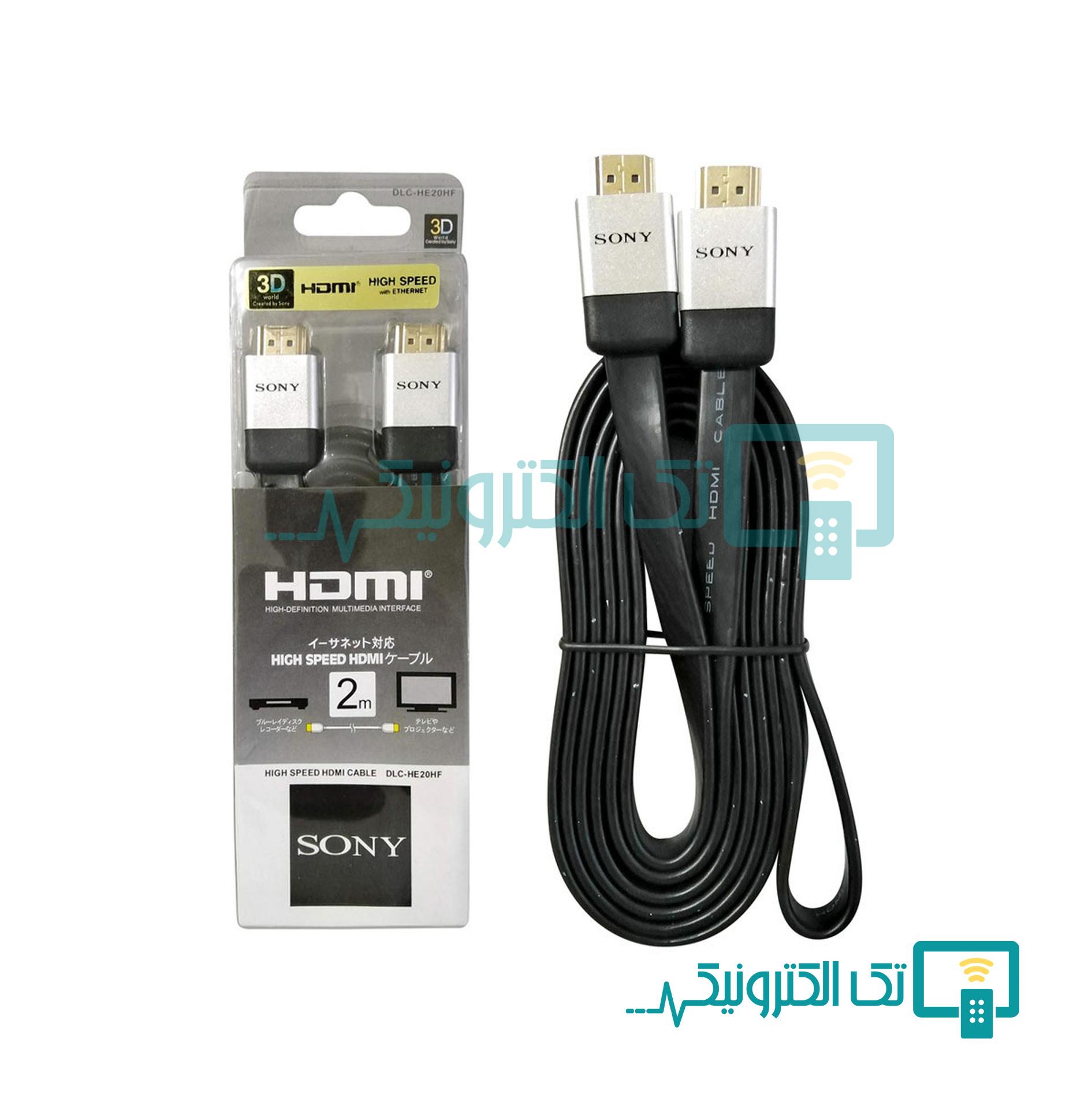 کابل hdmi سونی 2 متری فلت